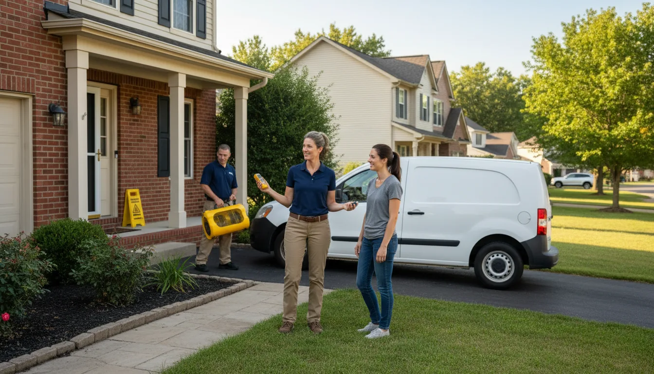 Residential water damage restoration in Weston, CO